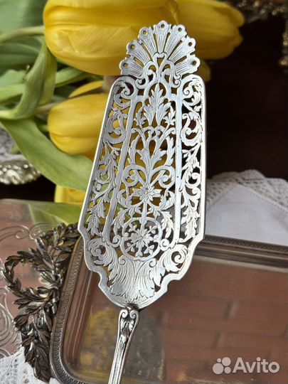 Лопатка для торта серебро Франция