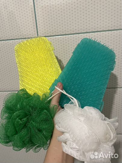 Мочалка антицеллюлитная для тела пилинга для бани