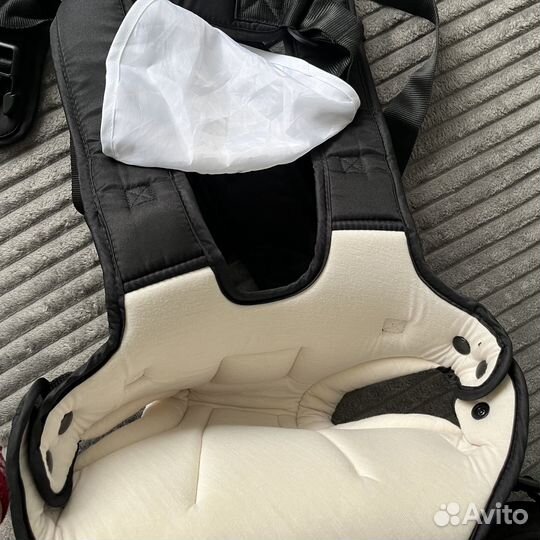 Рюкзак переноска кенгуру с теплой накидкой