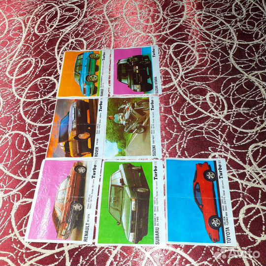 Вкладыш от жвачки Turbo 121-330