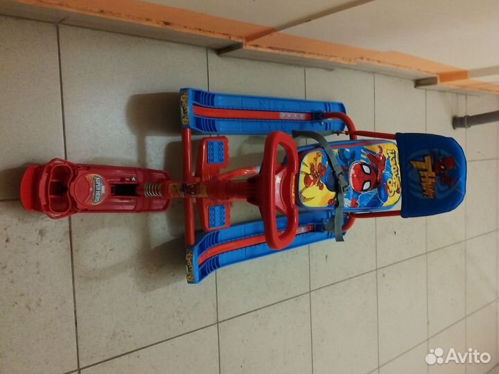 Санки с рулем 