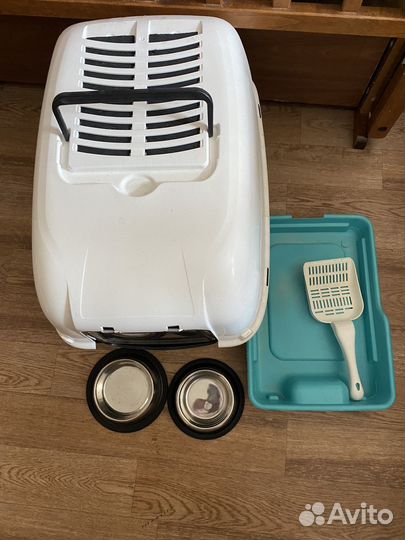 Кошачий туалет закрытый