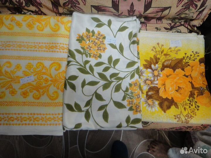 Продам отрезы ткани совет. периода, тюль