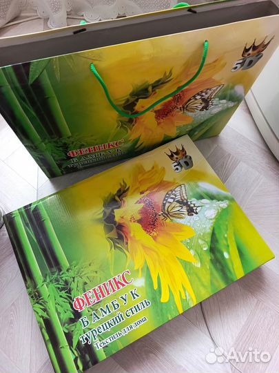 Новый подарочный комплект постельного белья, евро