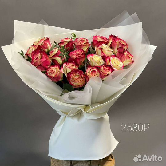 Цветы Розы Букет Роз доставка любимой 101 роза