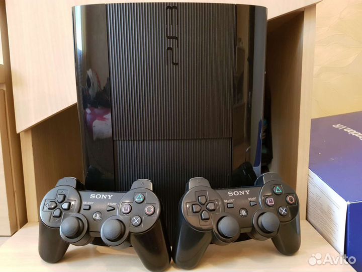 PS3 Super slim. 500gb. 50 игр