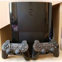 PS3 Super slim. 500gb. 50 игр