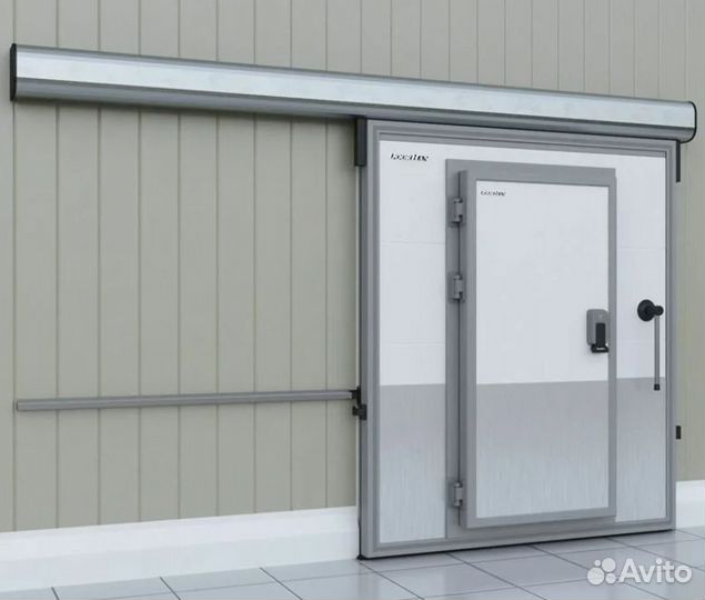 Двери для холодильных камер аллюм. профиль гарант