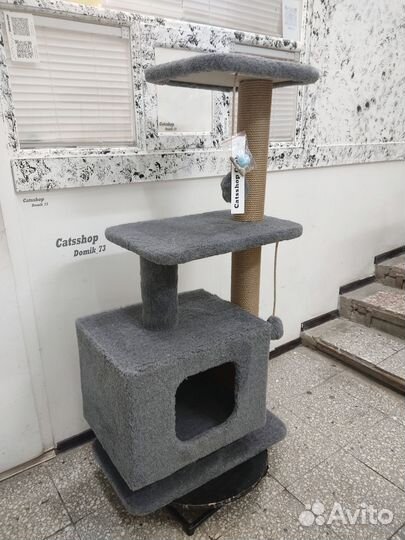 Домик когтеточка для кошек Том и Джерри