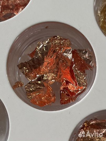 Золото серебро поталь для ногтей ногтевой декор