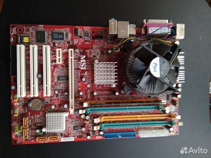 Комплект Msi 915p/Celeron2.66/2gb
