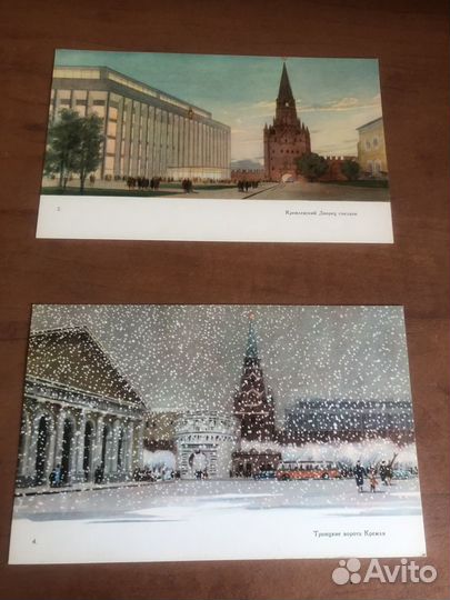 Набор открыток ретро Москва