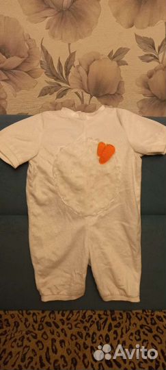 Новогодний костюм для мальчика зайчика