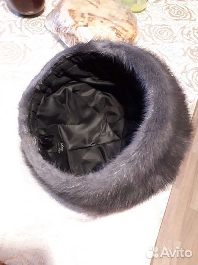 Шапка норковая женская