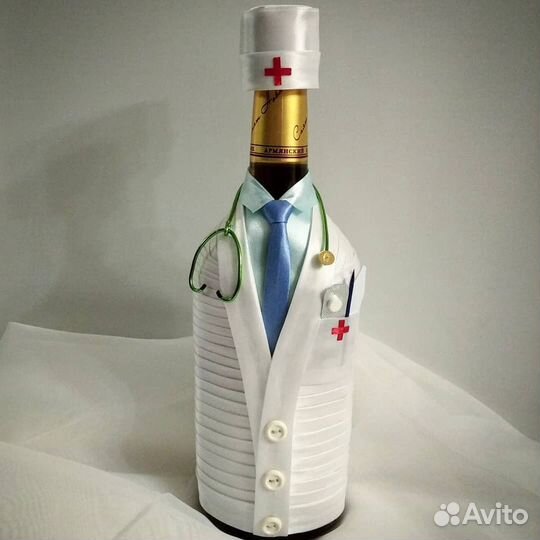 Декор бутылок, шампанского. Свадебные аксессуары