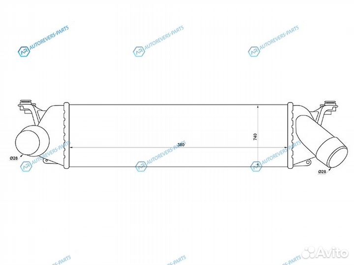 ST-211-0005 Интеркулер hyundai H-1 14