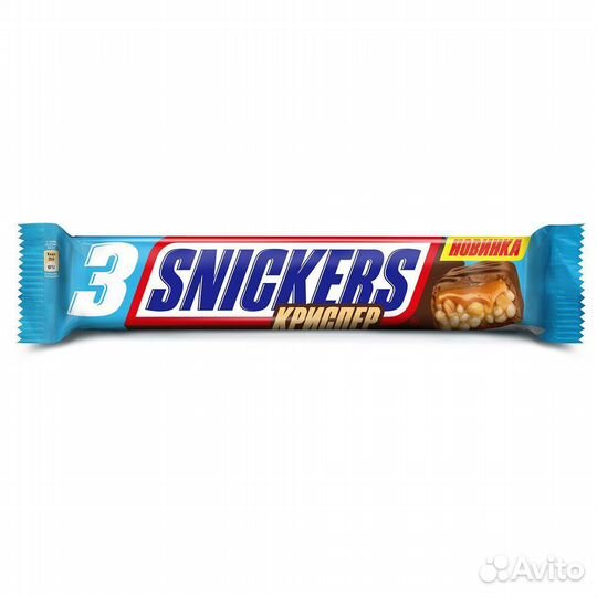 Шоколадный батончик Snickers Криспер 60г Mars
