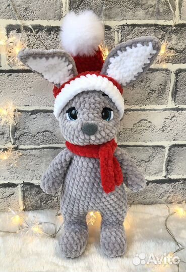 Вязаный зайка