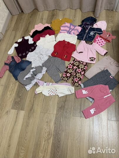 Вещи пакетом для девочки 6 м.-18 мес