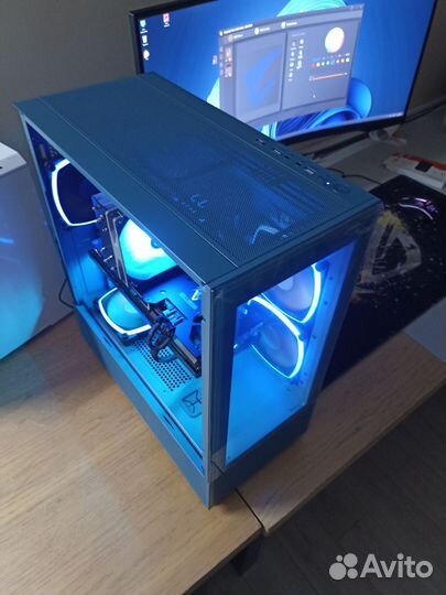 Мощный пк i5 13400f + RX7700XT