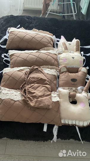 Бортики в кроватку постельное белье