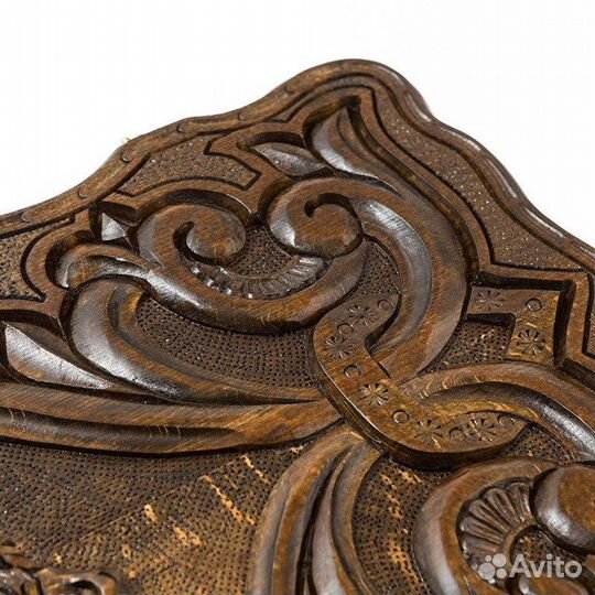 Нарды и шашки резные Лев на скале 61 х 60 см бук Армения 62714