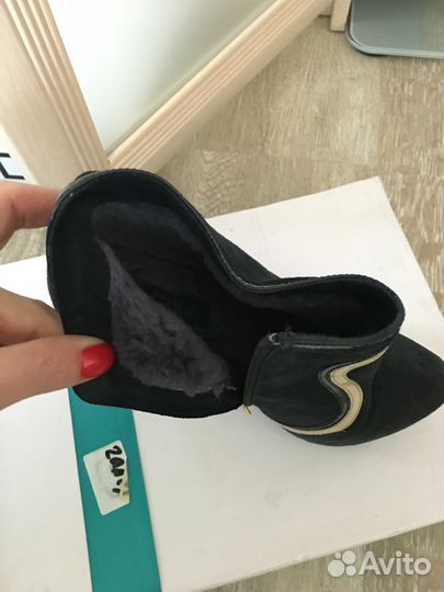 Зимние ботильоны