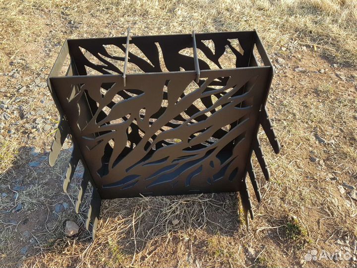 Мангал разборный, вертикальный