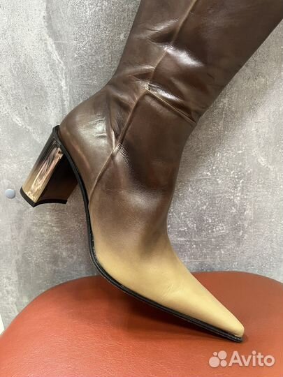 Жен сапоги осень все натур Италия 37 38 39 40