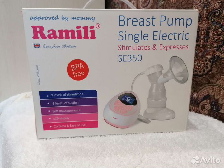 Молокоотсос электрический ramili SE350