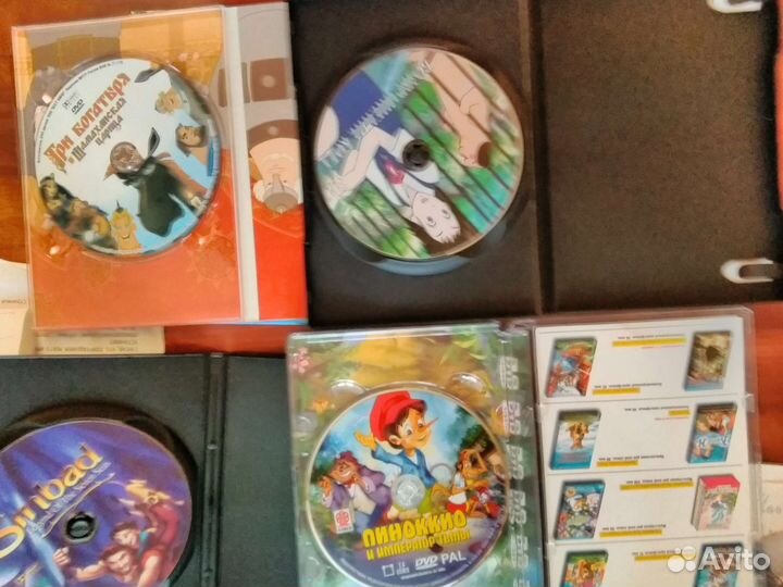 Dvd диски мультфильмы(Алладин,Синдбад м/ф Disney