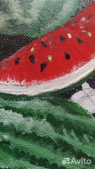 Картина акрилом на холсте