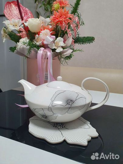 Чайник заварочный фарфор