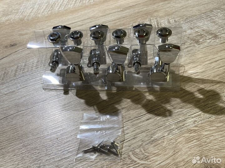 Колки локовые Gotoh 3+3 хром