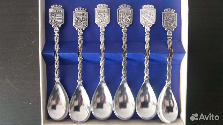 Подарочный винтажный набор чайных ложек. Европа 60