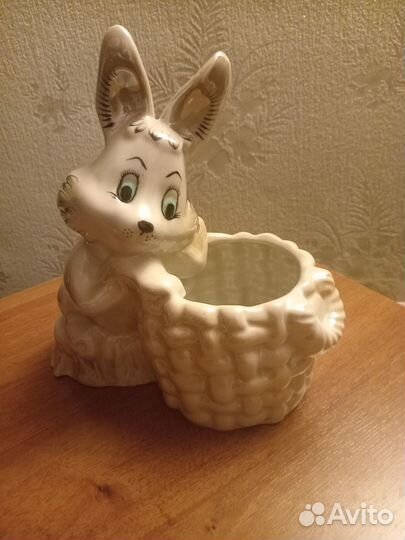 Конфетница Зайчик