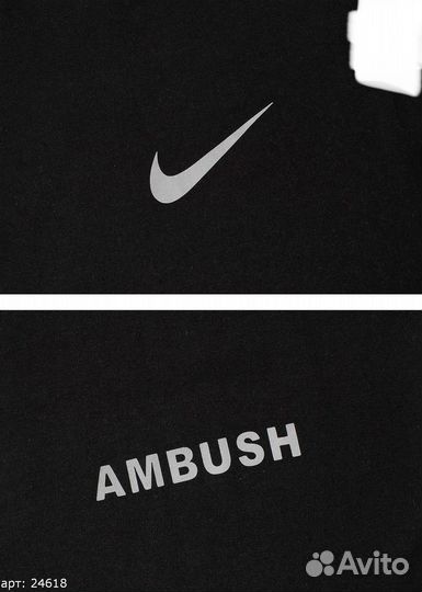 Футболка nike ambush черная