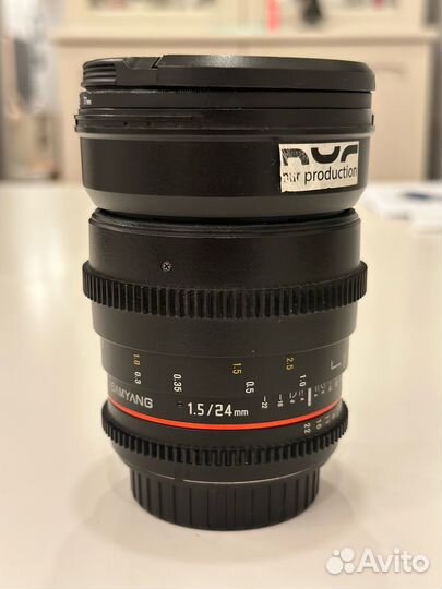 Объектив Samyang 1.5/24mm на Canon