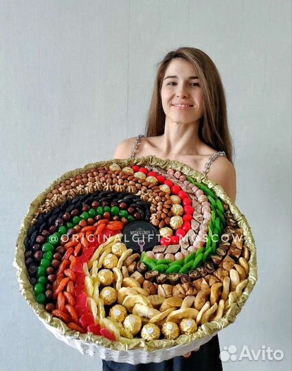 Сладкие букеты из конфет