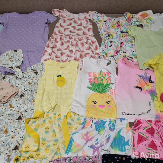 Вещи пакетом на девочку 116 122