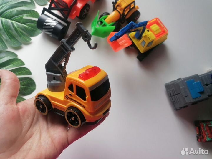 Строительная техника игрушки пакетом