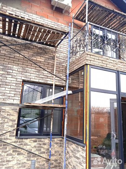 Плитка фасадная колотая под кирпич