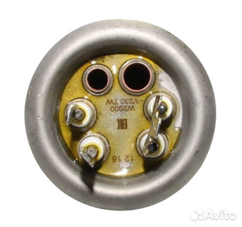 Тэн из меди RF TW 2000Вт с креплением под анод M4