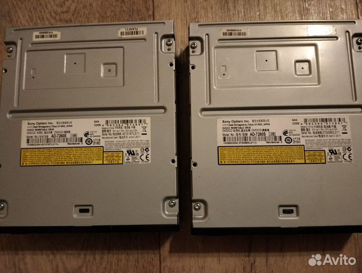 Оптического привода DVD-RW Sony Optiarc AD-7260S