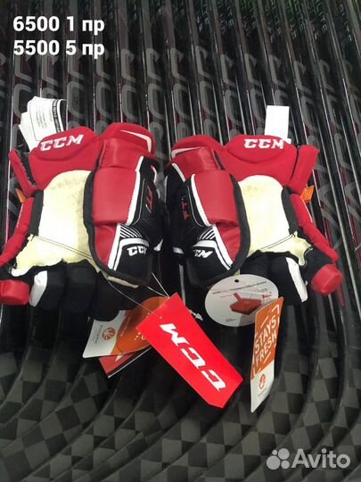 Краги CCM Jetspeed FT1 12 черно-красные