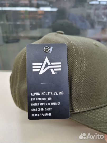 Бейсболка Alpha industries