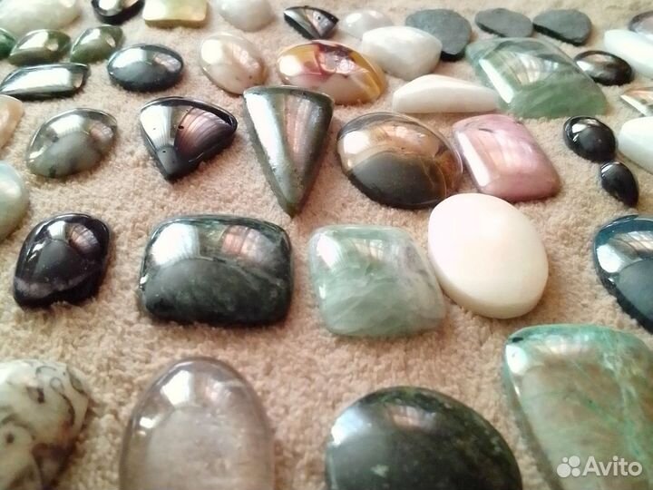 Кабошоны из натуральных камней