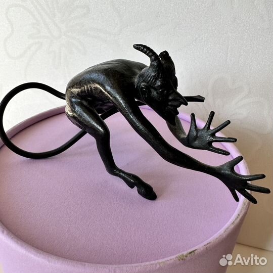 Статуэтка Чёрт чугунная. Касли