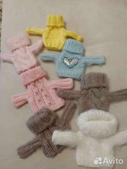 Одежда свитер для текстильной куклы