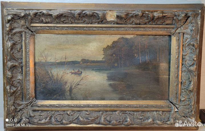 Парные картины А. А. Зотов холст, масло, 19 век